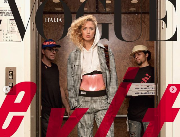 That thing when you're on the cover of Vogue Italia